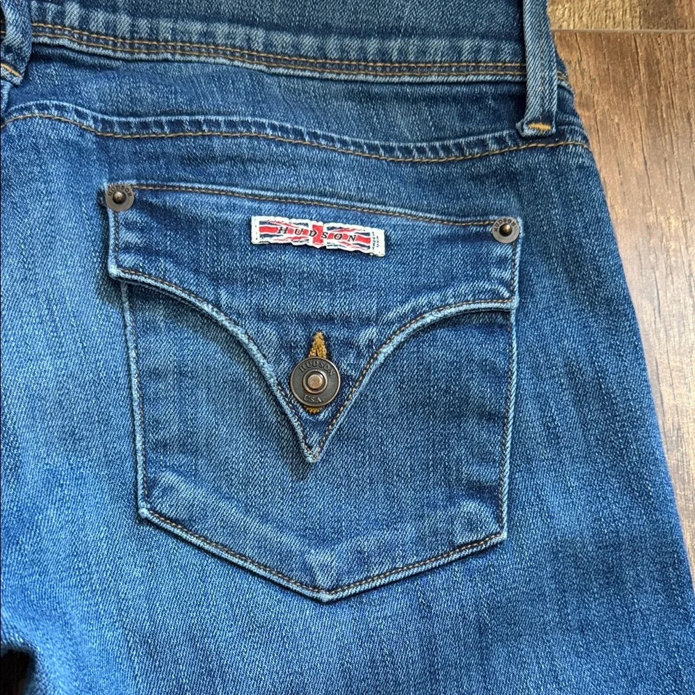 Hudson Jeans Women's Straight Leg in Deep Blue - Picture 11 of 12